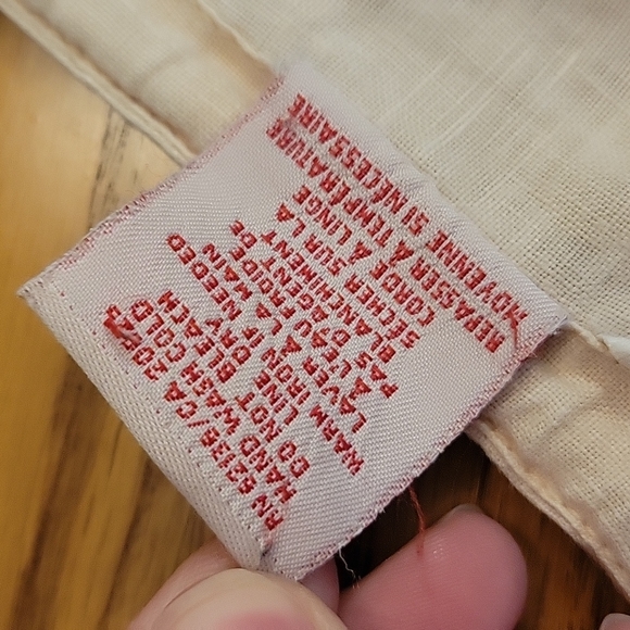 Guess Jeans 100% Linen Tan Pants, Women's Medium, Good Condition! - Picture 5 of 10